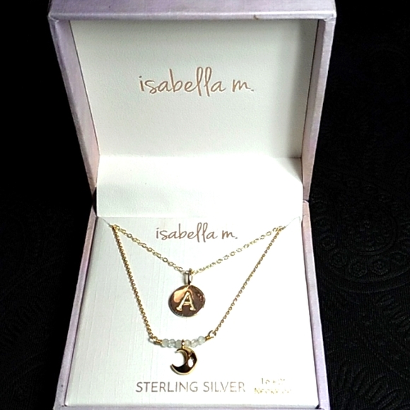 isabella m.  Jewelry  Isabella M Sterling Silver Initial A And 